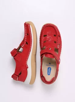Bandschoenen<Wolky Esperanza - rood effectleer roodeffectleer