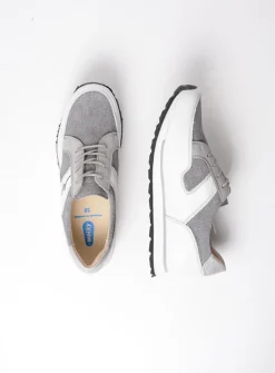 Lage Veterschoenen|Wandelschoenen<Wolky e-Walk - grijs/jeans leer grijs/jeansleer