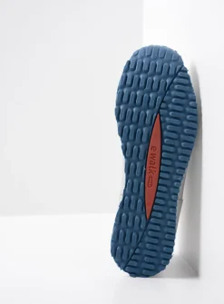 Lage Veterschoenen|Wandelschoenen<Wolky e-Walk - lichtgrijs/atlantisch blauw leer lichtgrijs/atlantischblauwleer