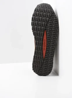 Lage Veterschoenen|Wandelschoenen<Wolky e-Walk - taupe grijsgroen combi leer taupegrijsgroencombileer