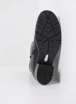 Halfhoge Laarzen|Enkellaarsjes<Wolky Fairview XW - zwart leer zwartleer