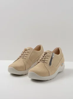 Lage Veterschoenen|Wandelschoenen<Wolky Feltwell - beige nubuck beigenubuck