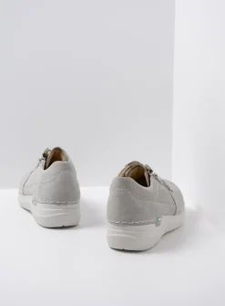 Lage Veterschoenen|Wandelschoenen<Wolky Feltwell - lichtgrijs nubuck lichtgrijsnubuck