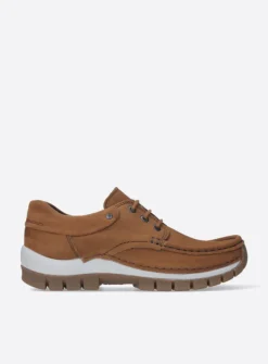 Lage Veterschoenen|Herfst/Winter<Wolky Fly - cognac nubuck cognacnubuck