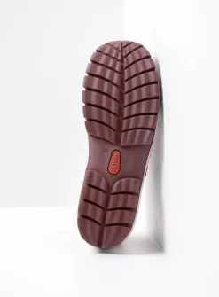 Lage Veterschoenen|Herfst/Winter<Wolky Fly - donkerrood leer donkerroodleer