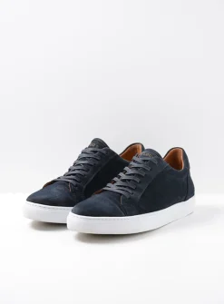 Veterschoenen Heren|Sneakers Heren<Wolky Forecheck - blauw suede blauwsuede