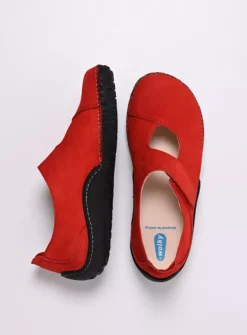 Bandschoenen<Wolky Fresh - rood nubuck roodnubuck