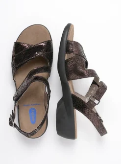 Sandalen<Wolky Fria - bruin leer bruinleer