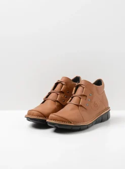 Hoge Veterschoenen|Herfst/Winter<Wolky Gallo Vegan - cognac