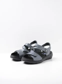 Sandalen<Wolky Ikaria - antraciet leer antracietleer