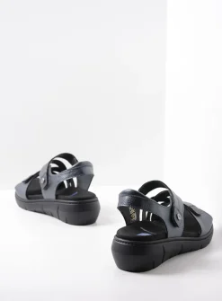 Sandalen<Wolky Ikaria - antraciet leer antracietleer