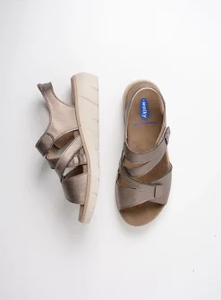 Sandalen<Wolky Ikaria - brons leer bronsleer