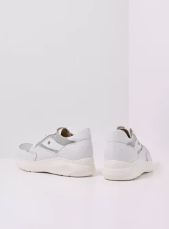 Lage Veterschoenen|Sneakers<Wolky Impact S2F - wit/grijsgroen combi stretchleer wit/grijsgroencombistretchleer