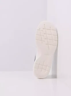 Lage Veterschoenen|Sneakers<Wolky Impact S2F - wit/jeans combi stretch leer wit/jeanscombistretchleer