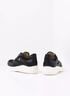 Lage Veterschoenen|Sneakers<Wolky Impact S2F - zwart combi stretch leer zwartcombistretchleer