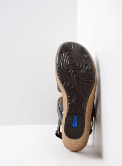 Sandalen<Wolky Ixia 2 - zwart leer zwartleer