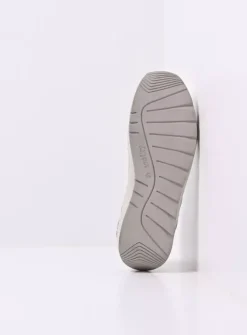 Lage Veterschoenen<Wolky Japura - wit-lichtblauw leer wit-lichtblauwleer