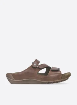 Slippers<Wolky Jasper - cognac leer cognacleer