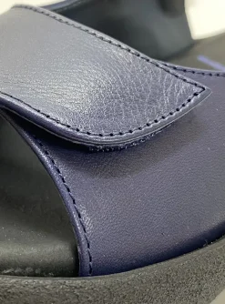 Sandalen<Wolky Jewel - blauw leer blauwleer