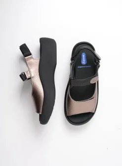 Sandalen<Wolky Jewel - brons leer bronsleer