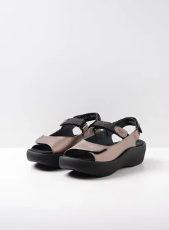 Sandalen<Wolky Jewel - brons leer bronsleer