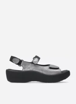 Sandalen<Wolky Jewel - grijs metallic nubuck grijsmetallicnubuck