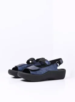Sandalen<Wolky Jewel - marineblauw metallic nubuck marineblauwmetallicnubuck