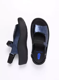 Sandalen<Wolky Jewel - marineblauw metallic nubuck marineblauwmetallicnubuck