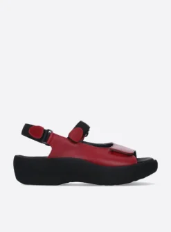 Sandalen<Wolky Jewel - rood leer roodleer