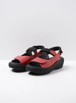 Sandalen<Wolky Jewel - rood leer roodleer
