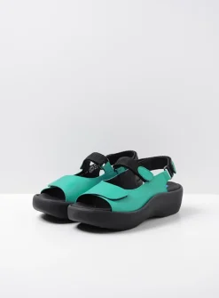 Sandalen<Wolky Jewel - turquoise leer turquoiseleer
