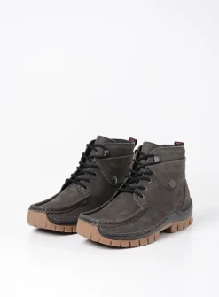 Hoge Veterschoenen|Herfst/Winter<Wolky Jump - asfalt nubuck asfaltnubuck