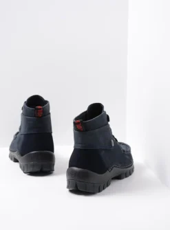 Hoge Veterschoenen|Herfst/Winter<Wolky Jump - blauw nubuck blauwnubuck