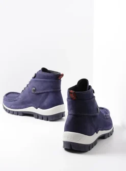 Hoge Veterschoenen|Herfst/Winter<Wolky Jump - paars nubuck paarsnubuck