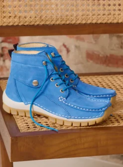 Hoge Veterschoenen<Wolky Jump Summer - hemelsblauw nubuck hemelsblauwnubuck
