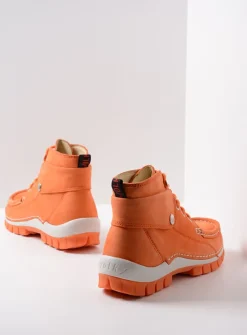 Hoge Veterschoenen<Wolky Jump Summer - oranje nubuck oranjenubuck