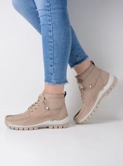 Hoge Veterschoenen<Wolky Jump Summer - safari nubuck safarinubuck