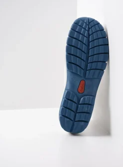 Hoge Veterschoenen<Wolky Jump Summer - wit/blauw leer wit/blauwleer