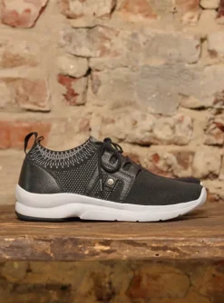 Lage Veterschoenen<Wolky Kalona - zwart 3D knitting zwart3Dknitting