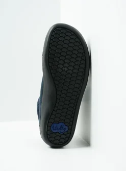 Hoge Veterschoenen|Herfst/Winter<Wolky Kansas Lady XW - blauw nubuck blauwnubuck