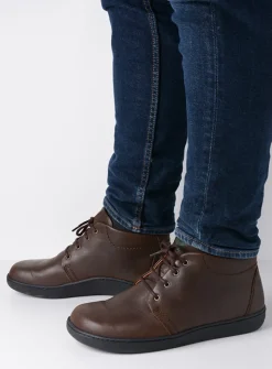 Veterschoenen Heren|Nette Schoenen Heren<Wolky Kansas Men - bruin leer bruinleer