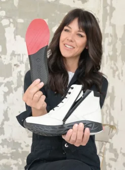 Hoge Veterschoenen|Wandelschoenen<Wolky Leap - wit combi leer witcombileer