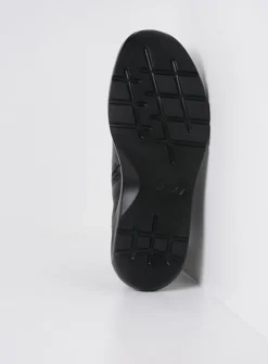 Hoge Veterschoenen|Wandelschoenen<Wolky Lima - zwart leer zwartleer