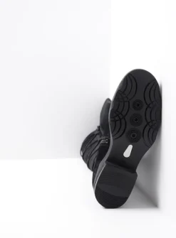 Veterlaarzen|Lange Laarzen<Wolky Longview - zwart suede zwartsuede