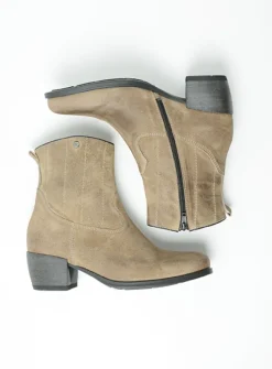 Cowboylaarzen|Enkellaarsjes<Wolky Lubbock - taupe suede taupesuede