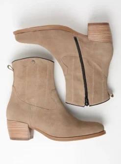Cowboylaarzen|Enkellaarsjes<Wolky Lubbock - taupe zomer suede taupezomersuede
