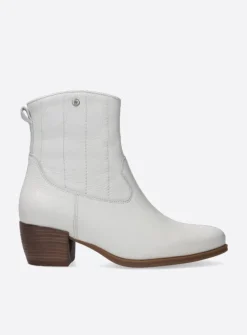 Cowboylaarzen|Enkellaarsjes<Wolky Lubbock HV - creme wit leer cremewitleer
