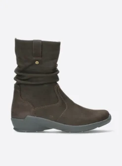 Halfhoge Laarzen|Herfst/Winter<Wolky Luna - bruin nubuck bruinnubuck