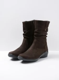 Halfhoge Laarzen|Herfst/Winter<Wolky Luna - bruin nubuck bruinnubuck