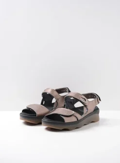Sandalen<Wolky Medusa - brons leer bronsleer